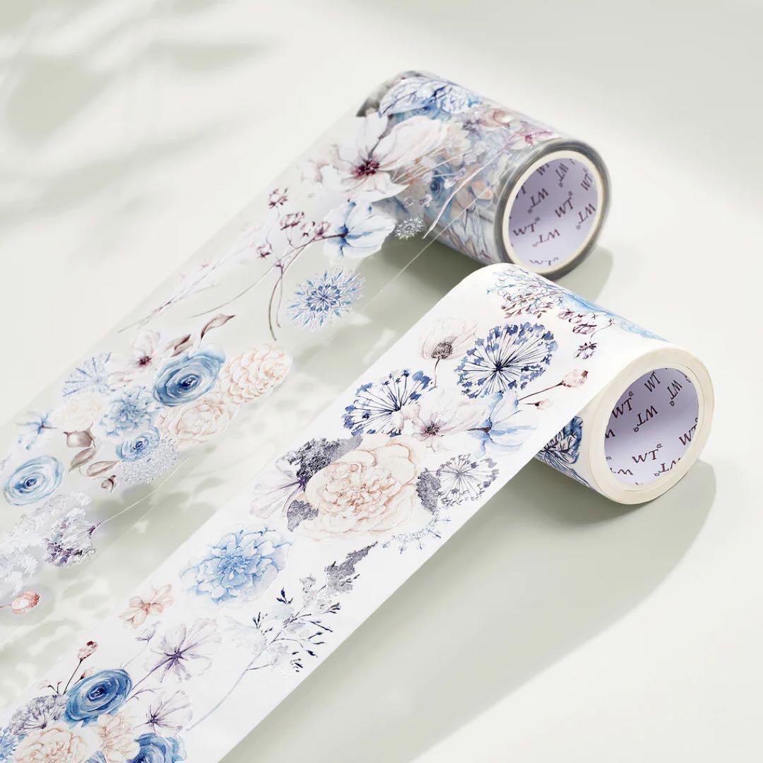 コラージュ素材 PETテープ マステ WT 海外 マスキングテープ 1m - メルカリ