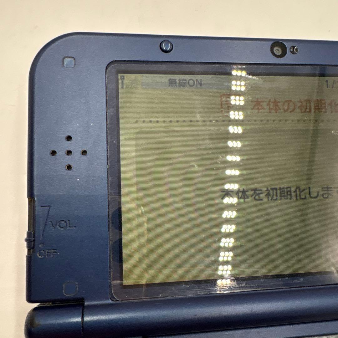 Newニンテンドー3DSLL メタリックブルー アダプター付属 動作確認済み