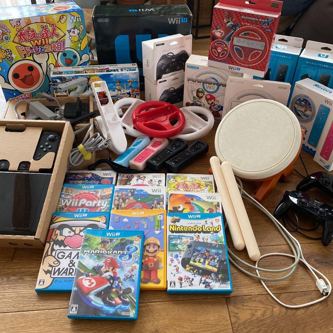 Nintendo WiiU本体　太鼓の達人　マリオカート　セット Wii U - Wiiu 特大スペシャルセット 太鼓の達人 マリオメーカー マリオ