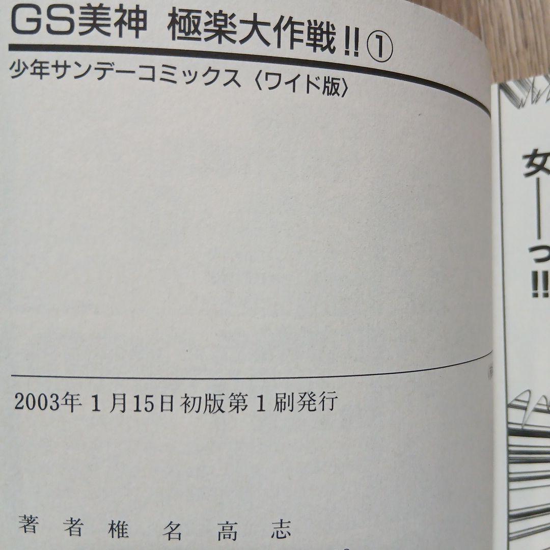 GS美神 極楽大作戦 全巻 1-20巻 ワイド版 椎名高志 全巻初版 希少 レア