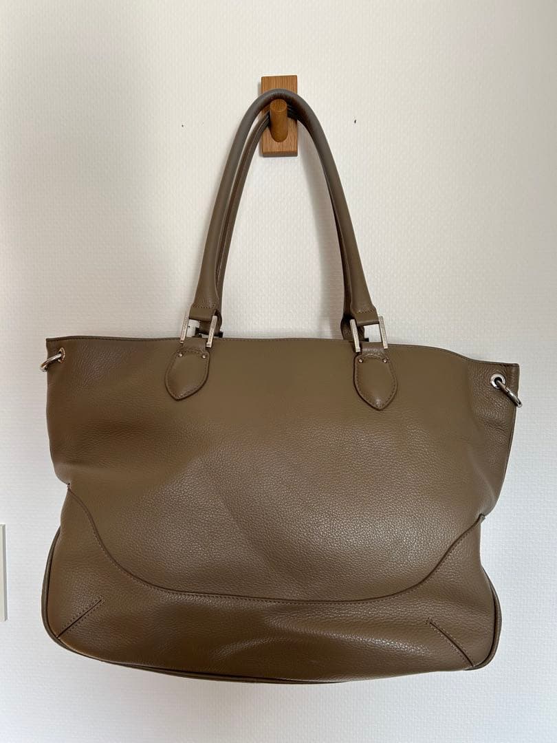 しげしげさん 美品 ペッレモルビダ 2wayビジネストートバッグ 専用袋つき