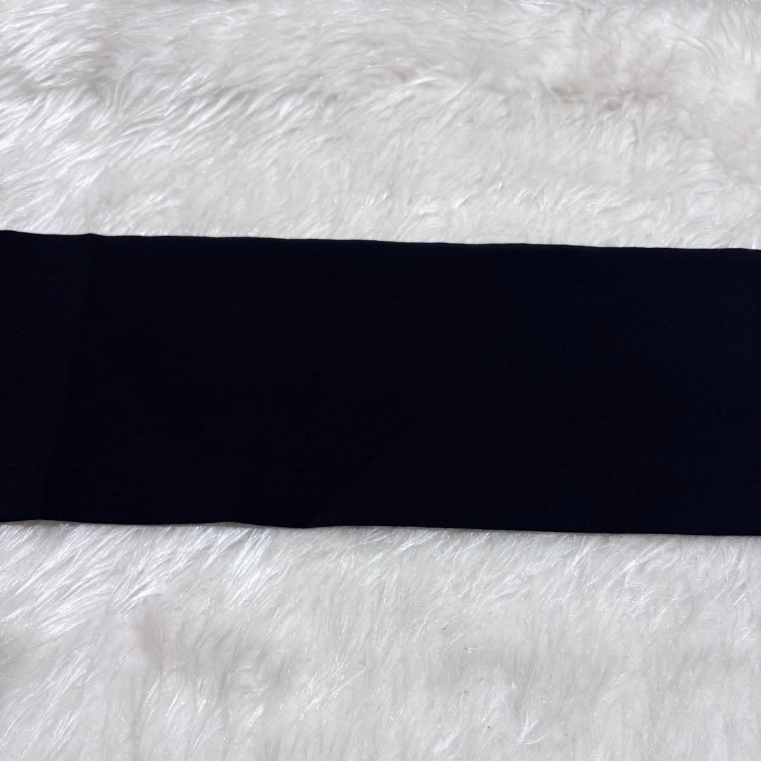 ✨ 【美品】九寸名古屋帯 モダン 鏡裏 お太鼓柄 黒地 帯 和装 和服 436