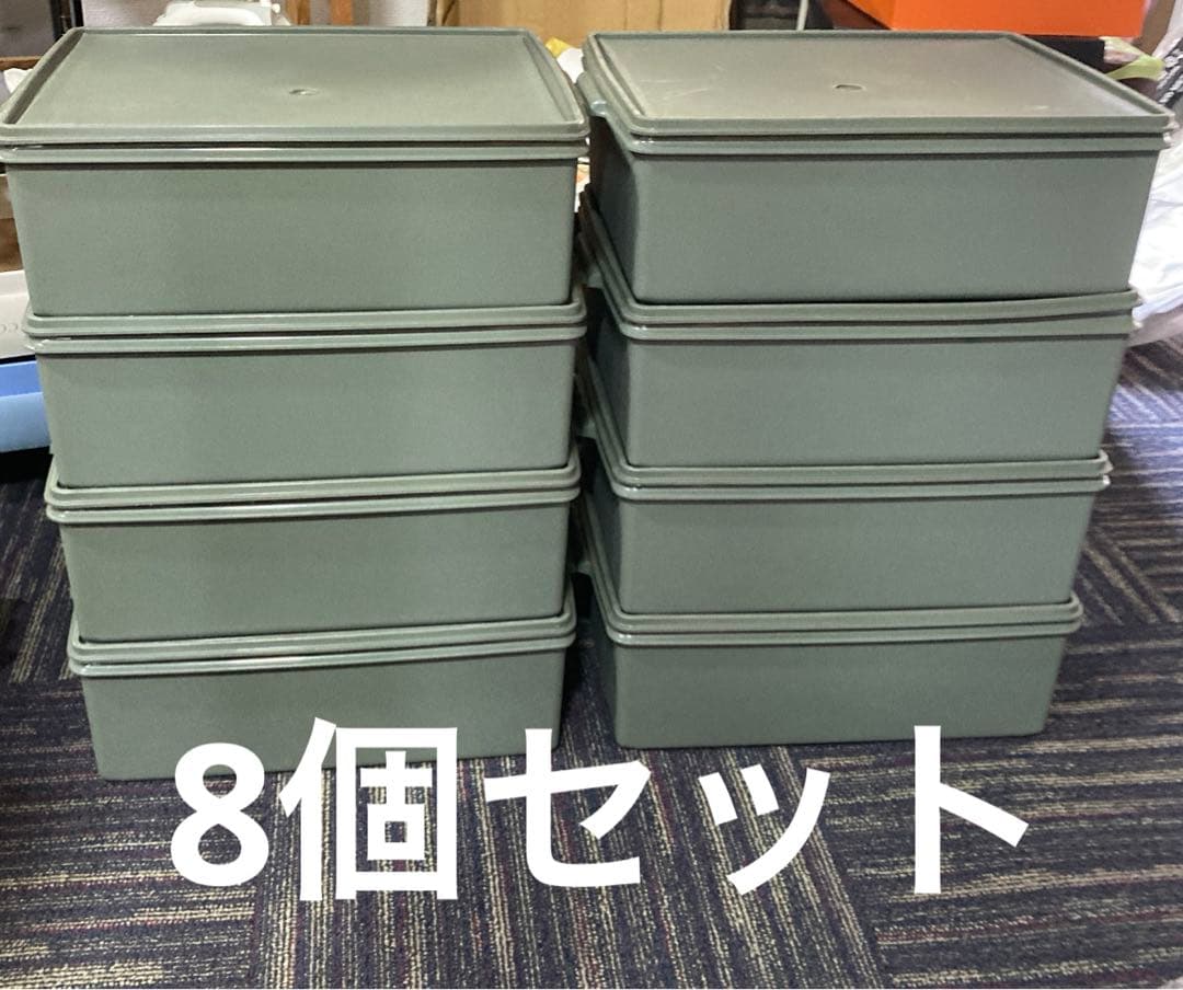 Tupperwear タッパーウェア スーパーケース8個セットグリーン - メルカリ