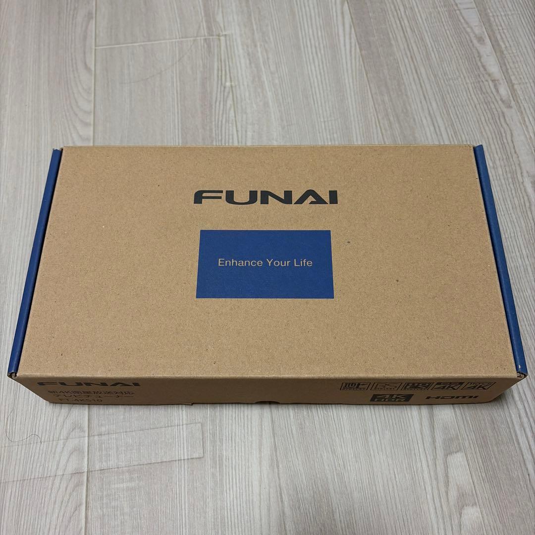 【新品・未使用・箱付き】 FUNAI 4Kチューナー FT‑4KS10 新4K衛星放送対応テレビチューナー｜テレビ｜FUNAI製品情報