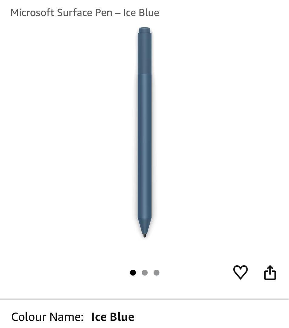 マウス・ペンセット！純正Surface pro タイプカバー アイスブルー