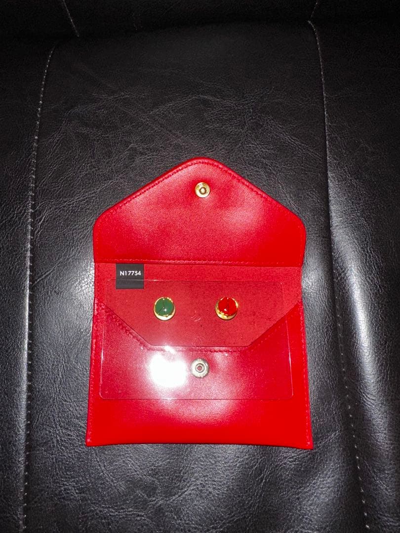 正規品⭐︎peaceminusoneピンバッジ赤緑➕レザーケース赤G-DRAGON