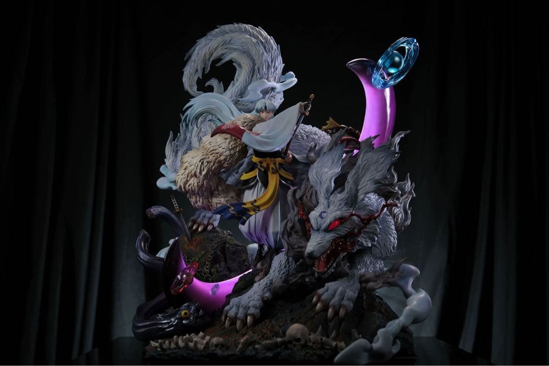 新品】犬夜叉 殺生丸 フィギュア ガレージキット - メルカリ