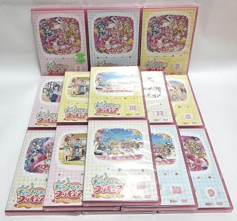 新品・未開封】デリシャスパーティ・プリキュア 全15巻セット DVD