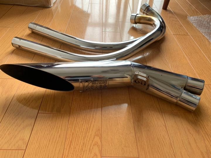 GS400 マフラー tokioパワー管 三協オート 素人集団希少 TOKIOパワー菅