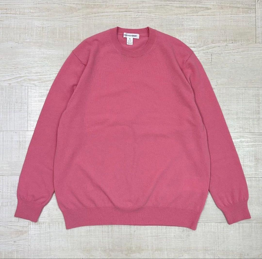 23aw ギャルソン シャツ オーバーサイズ ハイゲージ クルーネック ニット 23aw ギャルソン シャツ オーバーサイズ ハイゲージ クルーネック