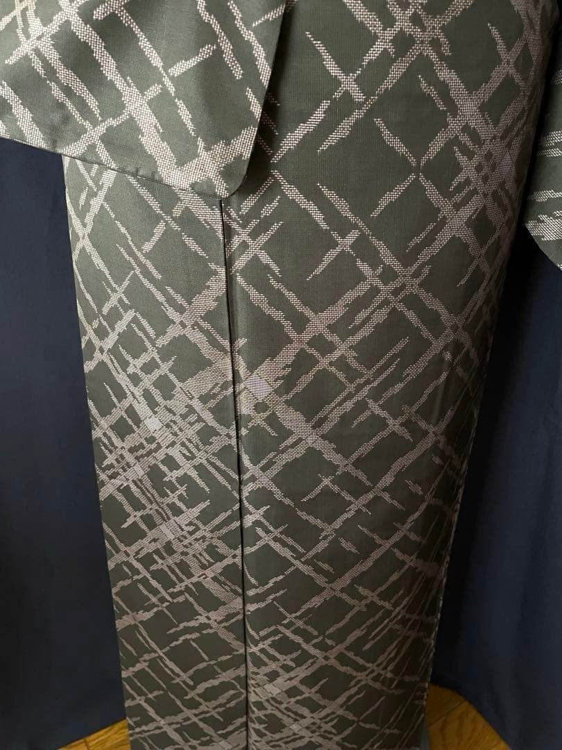 本場大島紬・名古屋帯セット】 スタイリッシュ 本泥染め9マルキ 吉祥文