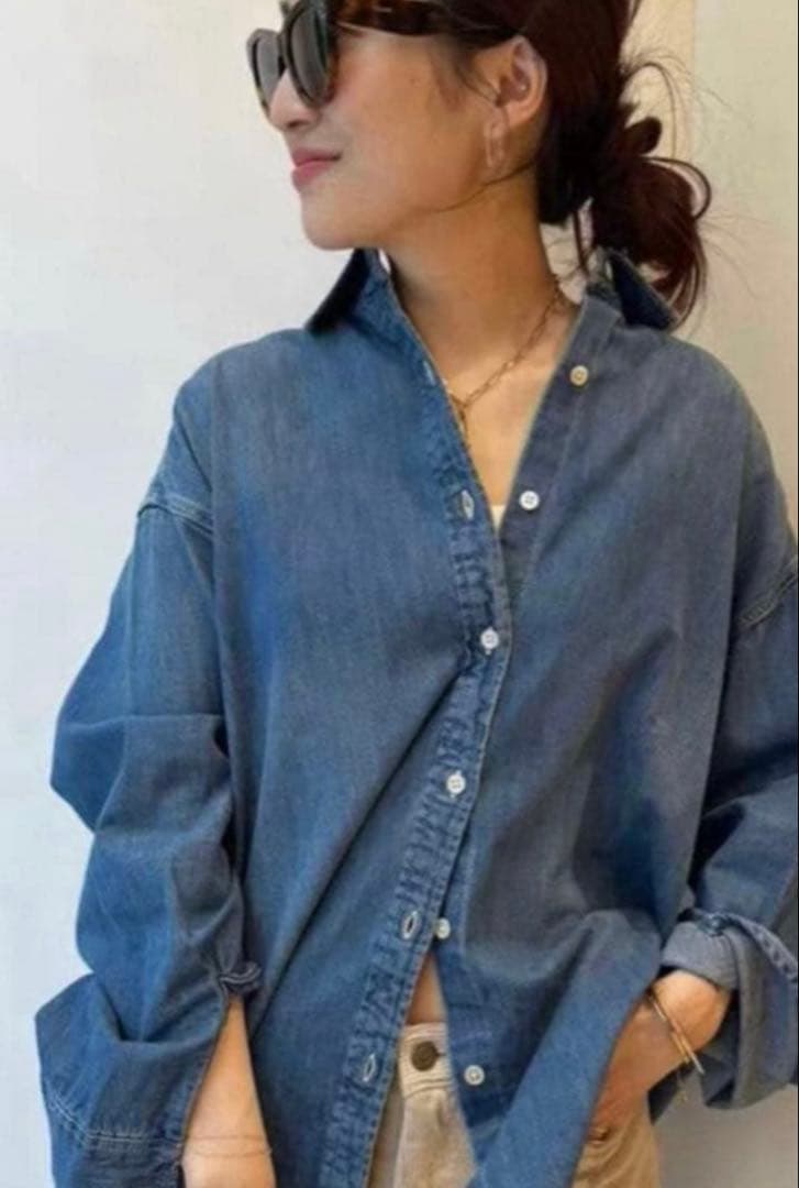 未使用Deuxieme Classe Lee デニムシャツ - メルカリ