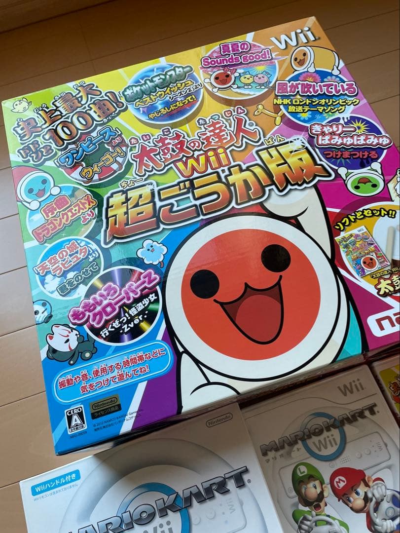 Wii本体 + 太鼓の達人 Wii + マリオカート Wii - メルカリ
