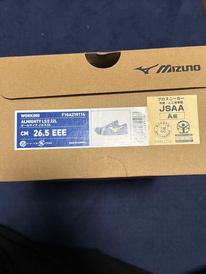 Mizuno Almighty LS2 22L 安全靴 26.5cm