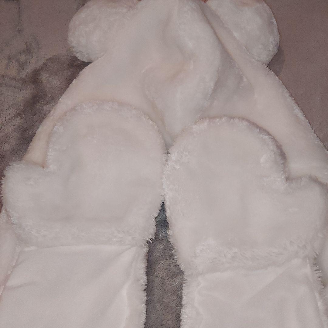 ディズニーリゾート ミニー ファンキャップ マフラーキャップ ピンクリボン