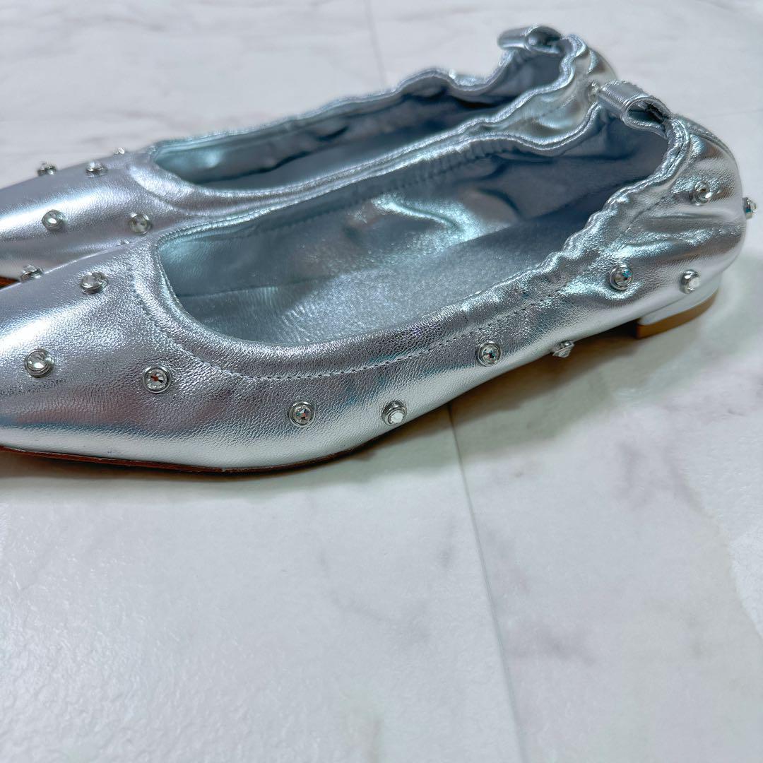 ツルバイマリコオイカワ Millenia バレエシューズ 今期 スタッズ