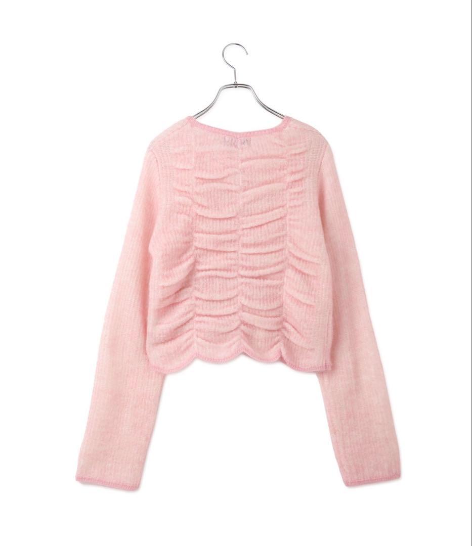 ADAM ET ROPÉ] 2025AW ダブルモヘアシャーリングカーディガン - メルカリ