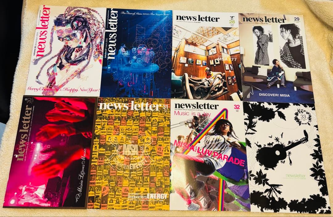 【33冊まとめ売り】MISIA ファンクラブ　会報誌　vol.1〜33