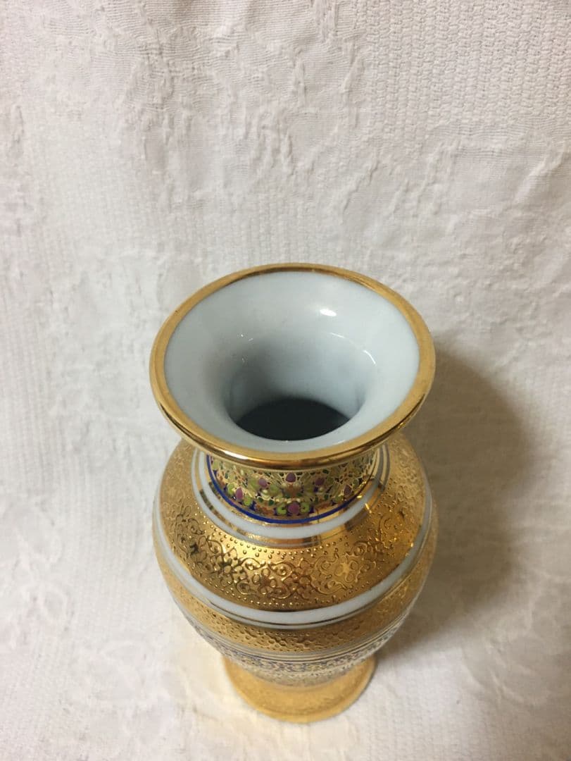 リキ(要プロフ確認)様専用 ベンジャロン焼き タイ製 鯉の置物 花瓶 蓋