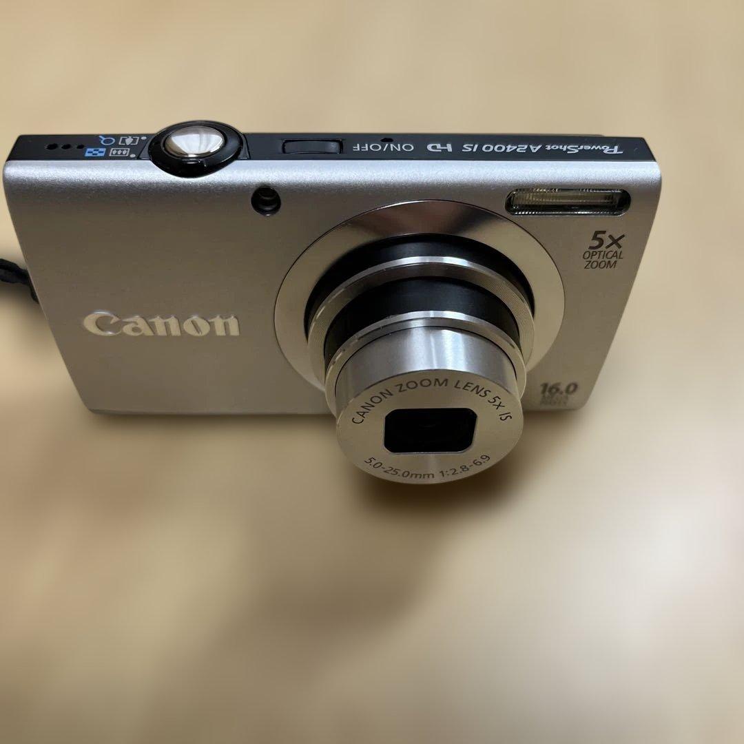 Canon PowerShot A2400IS デジタルカメラ シルバー