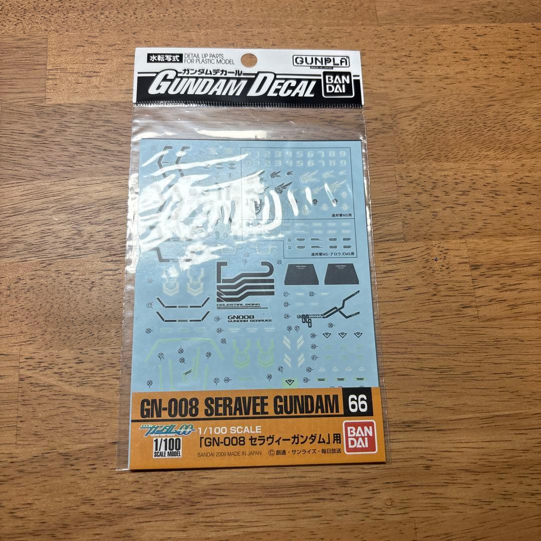 1/100 セラヴィーガンダム ガンダムデカールセット