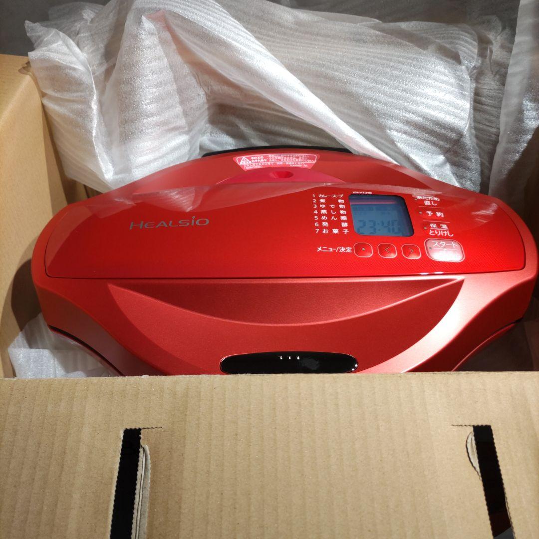 SHARP ヘルシオ ホットクック KN-HT24B-R 2.4L 赤