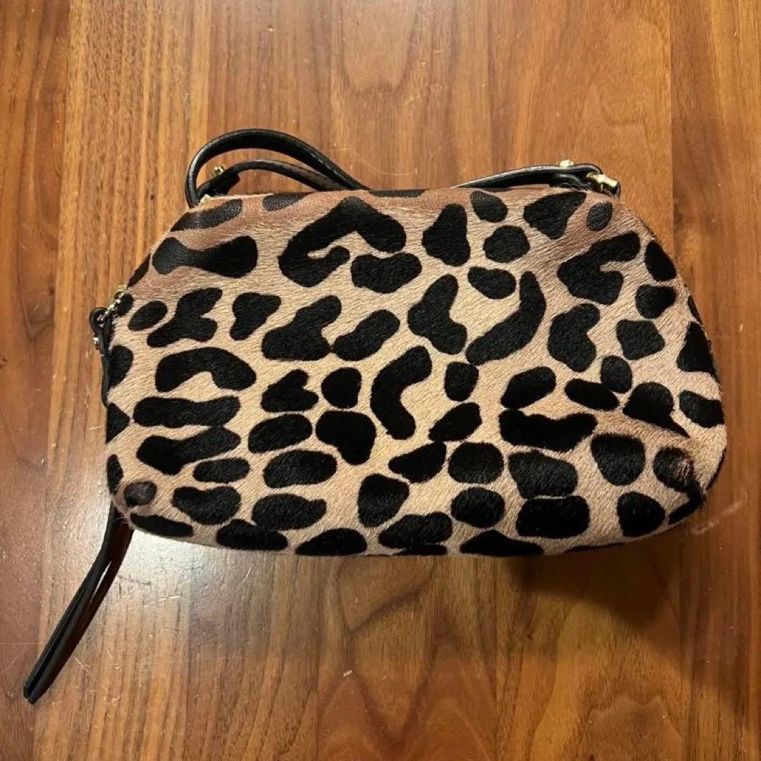 GIANNI CHIARINI レオパード ヒョウ柄ショルダーバッグ - メルカリ