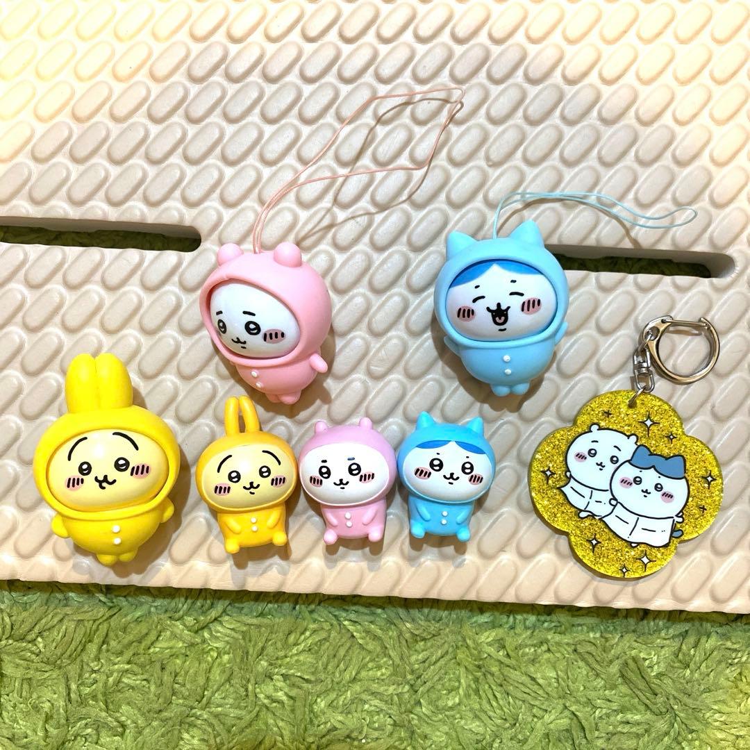 ちいかわ パジャマパーティーズ ガチャ キーホルダー ハチワレ うさぎ