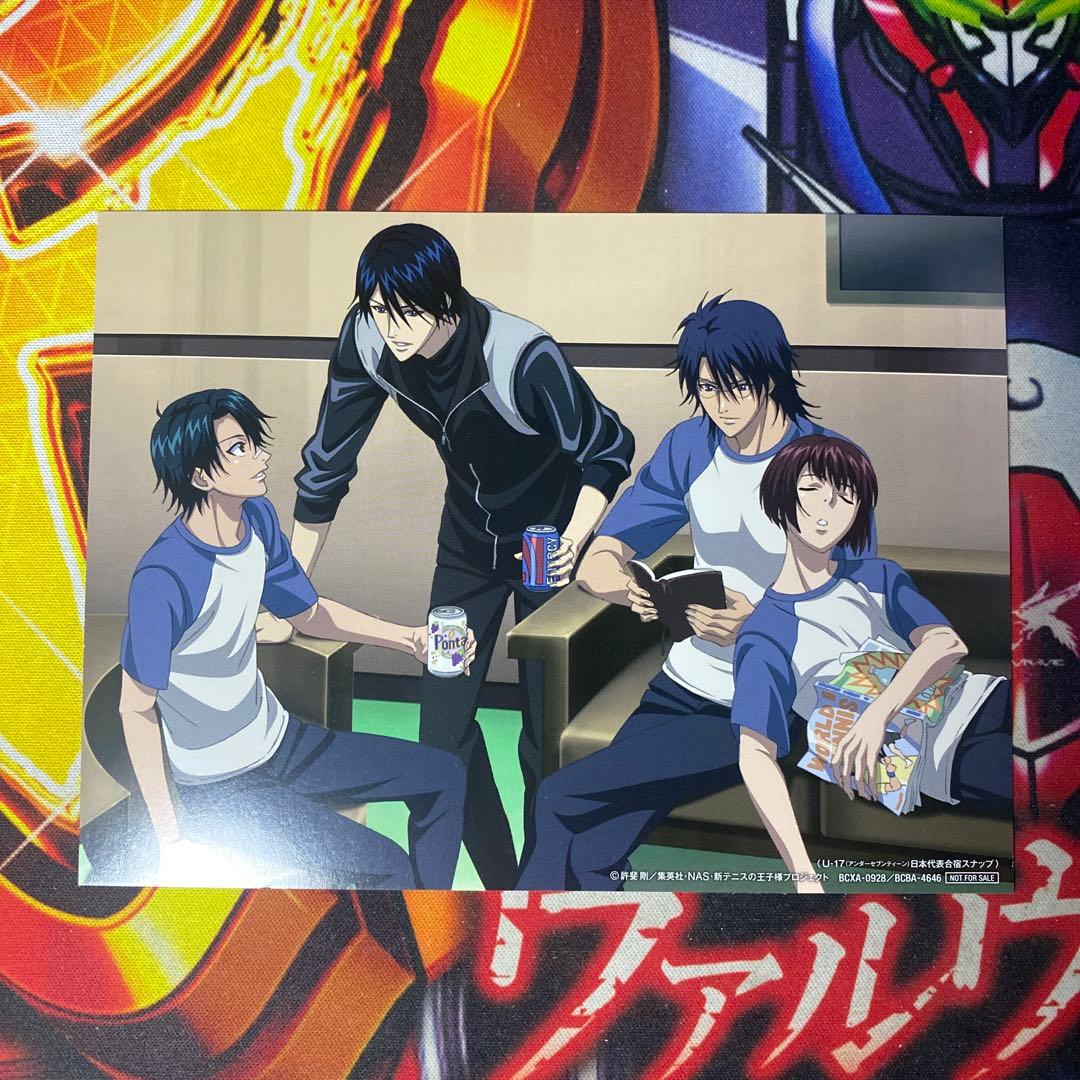 テニスの王子様 非売品 ブロマイド イラストシート 越前 徳川 忍足