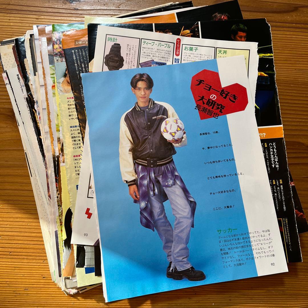 TOKIO 雑誌 切り抜き セット。長瀬智也とバラ多め。No.2 大量。平家派