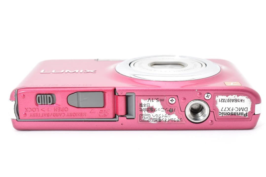 LUMIX DMC-FX77 コンパクトデジタルカメラ デジカメ ピンク - メルカリ