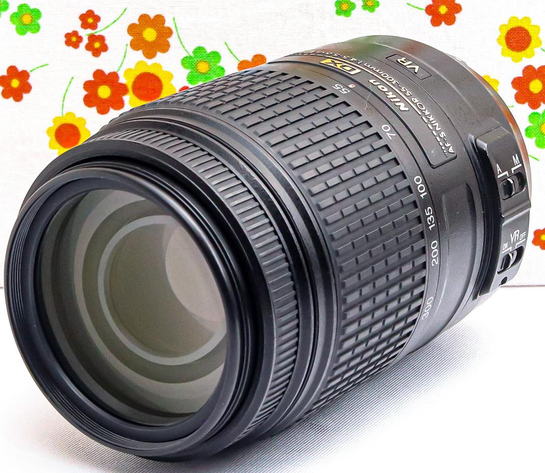 美品 超望遠レンズ！☆Nikon AF-S 55-300mm☆手振れ補正付き 専用！外観美品！Nikon AF-S 55-300mm VR☆超望遠☆手ぶれ補正 Nikon