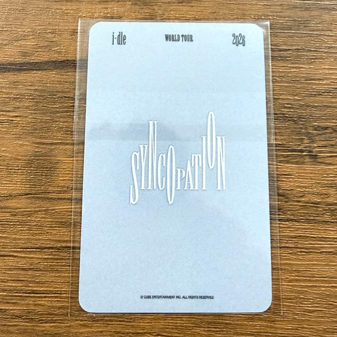 idle ミンニ トレカ 本国FC限定 ソウルコン Syncopation - メルカリ