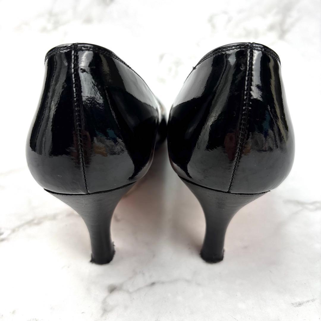 美品】Odette e Odile エナメル パンプス 23 ブラック - メルカリ
