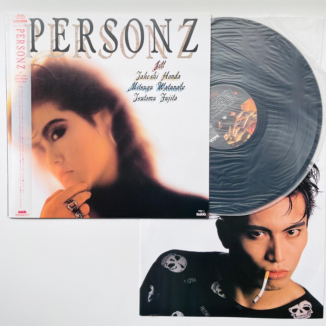サイン入り 貴重 レコード〔 Personz パーソンズ 〕状態良好 Jill