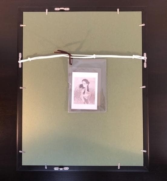 ◇鑑定 登録済◇保証：東郷青児「婦人像」水彩 額装 絵画 洋画家