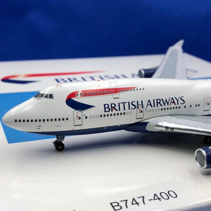 ブリティッシュエアウェイズ 747-400 ワールドイメージ 香港 1/400