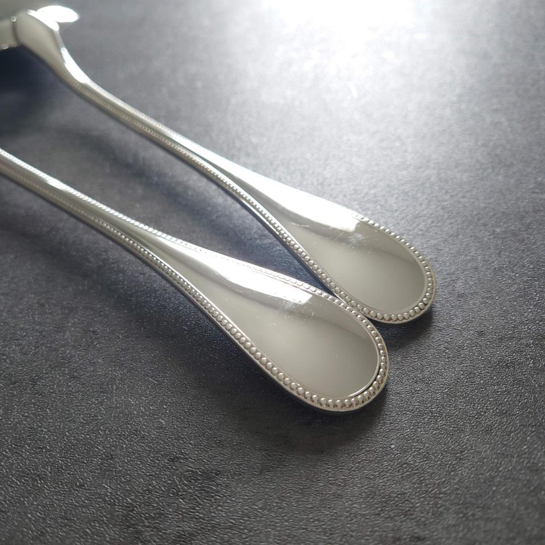 美品 クリストフル パール サービングフォーク サービングスプーン