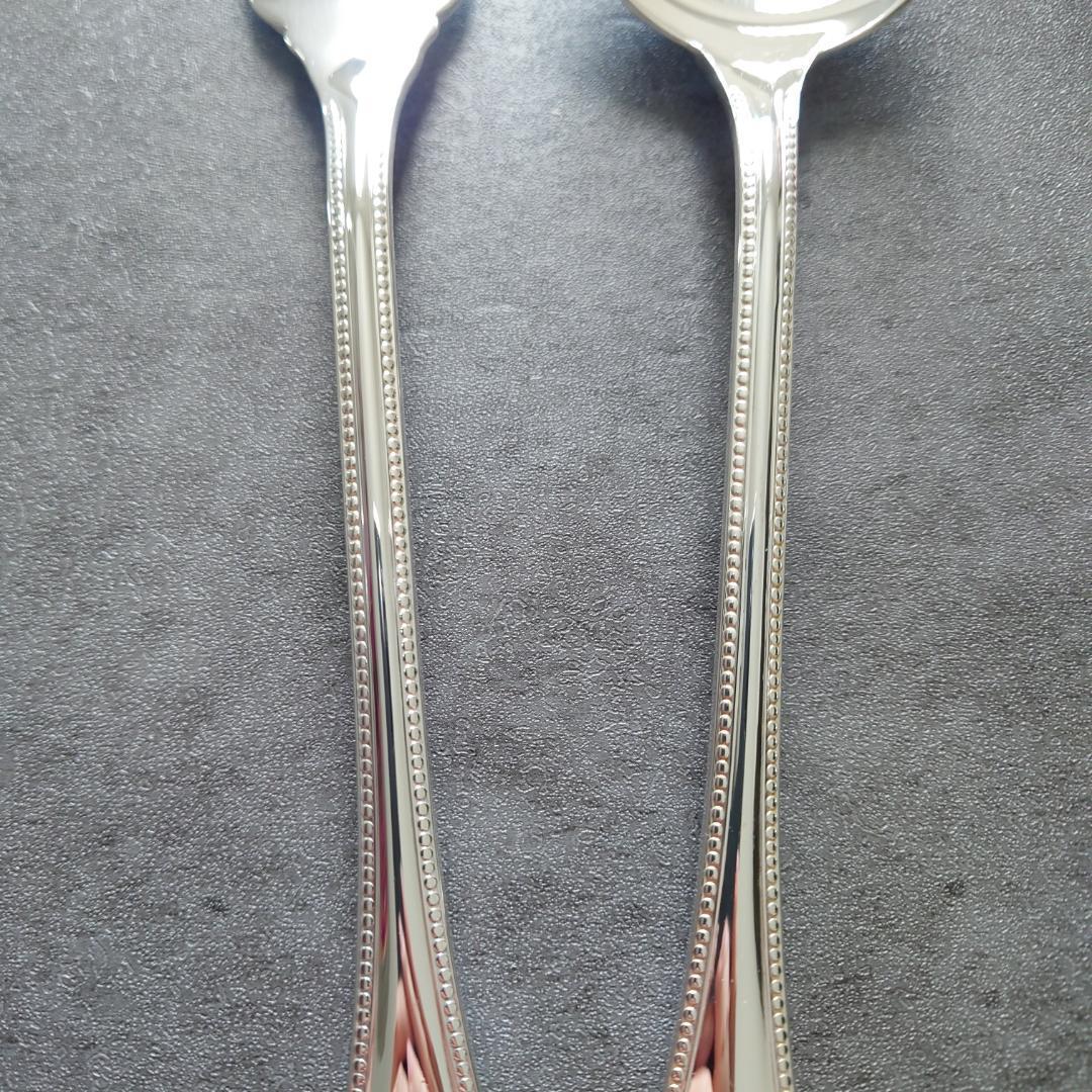 美品 クリストフル パール サービングフォーク サービングスプーン