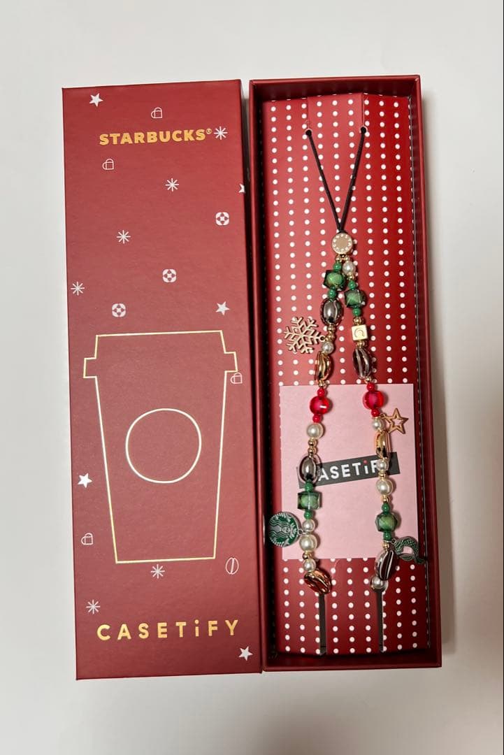 新品未使用】 中国スタバ 会員限定 CASETiFYスマホストラップ - メルカリ
