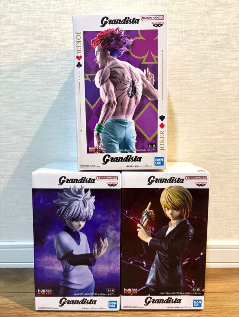 HUNTER×HUNTER Grandista ヒソカ クラピカ キルア 3体 - メルカリ