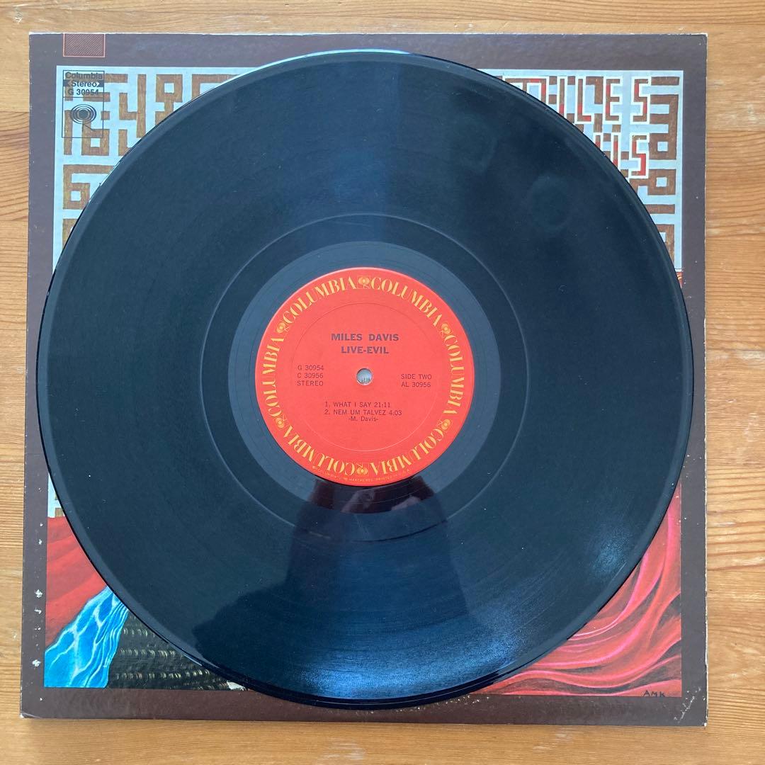 JAZZ L PレコードMiles Davis /￼LIVE-EVIL二枚組 - メルカリ