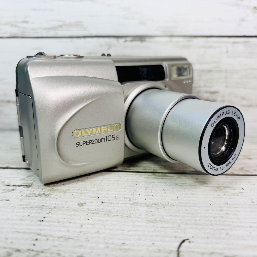 動作良好】OLYMPUS フィルムカメラ SUPER ZOOM 105G - メルカリ