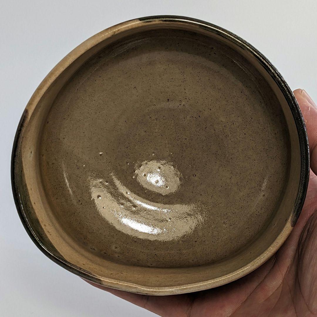 岡山県重要無形文化財 黒井一楽 虫明焼 茶盌 共箱 抹茶碗 抹茶茶碗