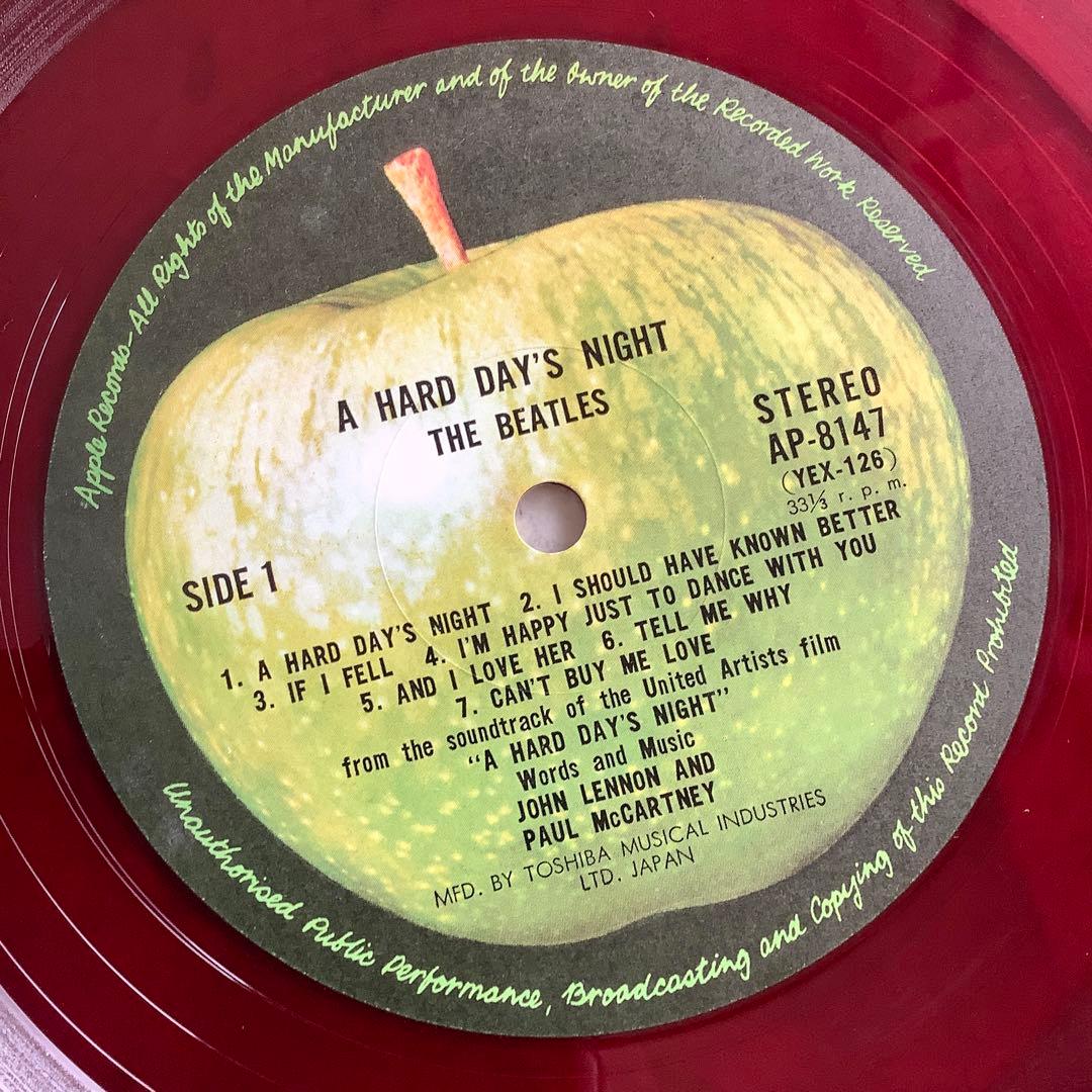 激レア! 赤盤 ビートルズ 1969年発売 補充注文票 ペラジャケ ハード