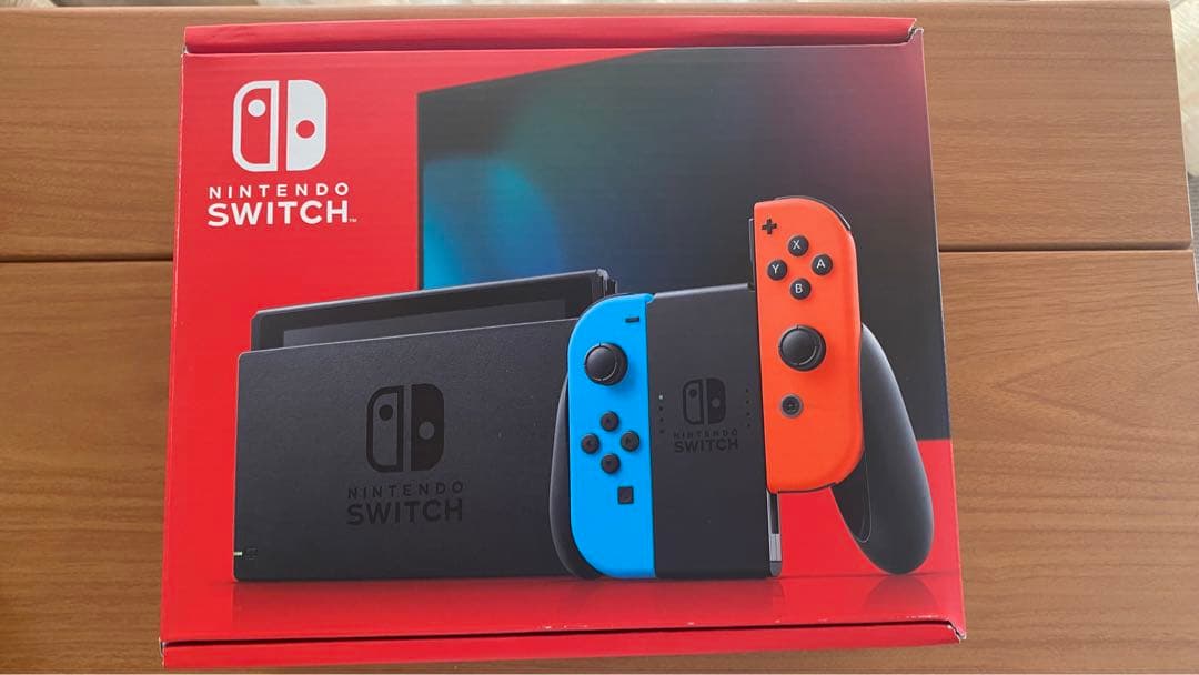 Nintendo Switch 本体 ネオンブルー/ネオンレッド 保証書付き - メルカリ