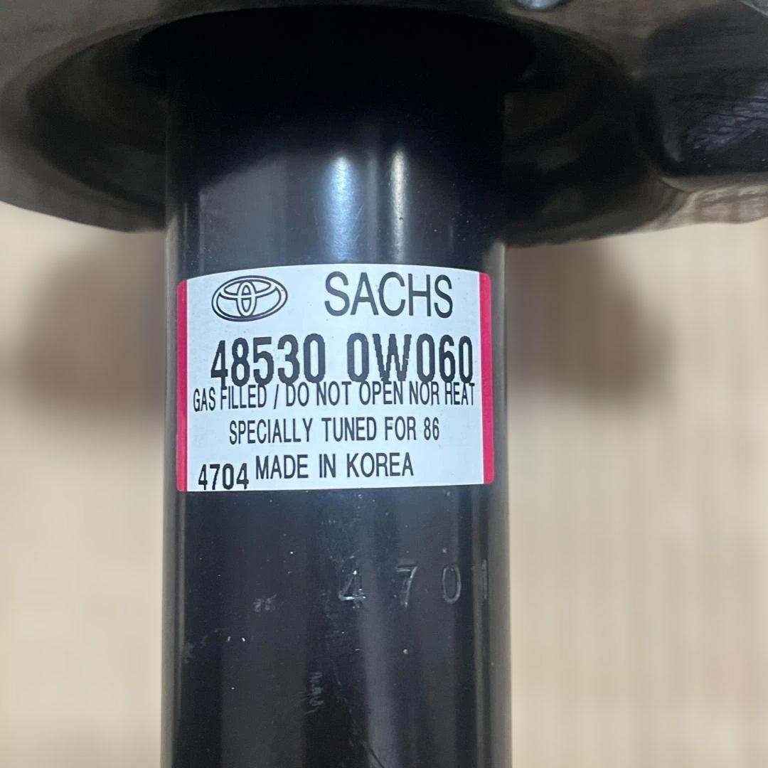 スバル(ZC6)BRZ / トヨタ(ZN6)86 純正 SACHS製 サスキット - メルカリ