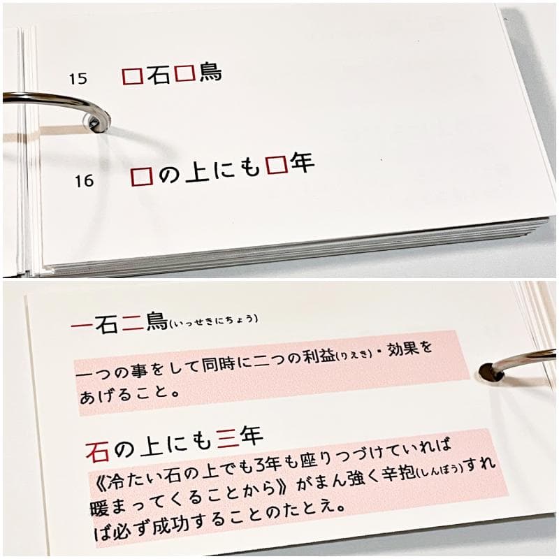 中学受験 国語 ことわざ 暗記カード 言葉ナビ サピックス 予習シリーズ