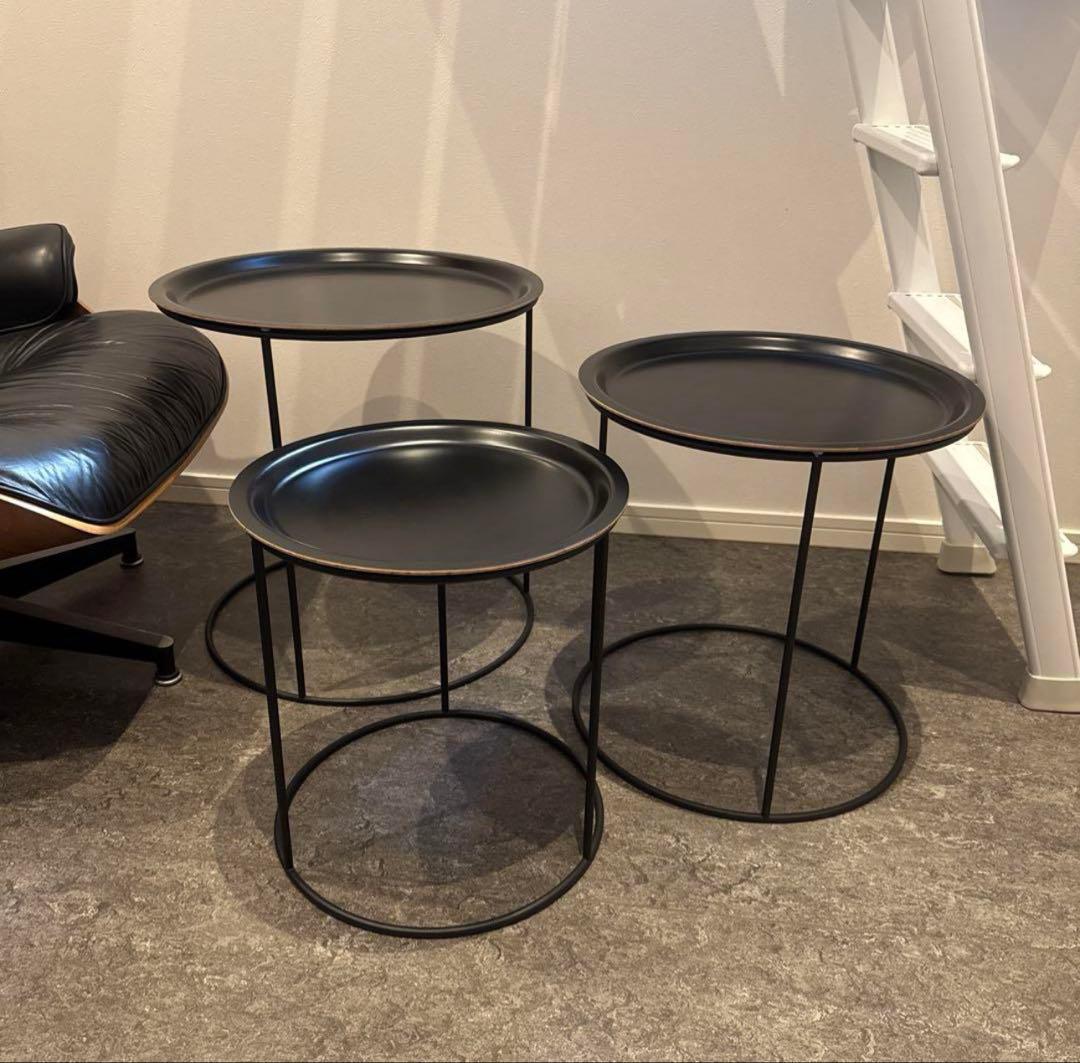 とみり　Bo Concept サイドテーブル ネストテーブル　3個セット TEORI -ネストテーブル-