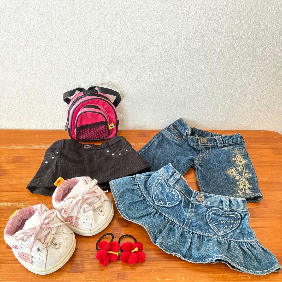 ☆レア☆ビルドアベア くま ひつじ うさぎ ぬいぐるみ 4体 洋服 靴